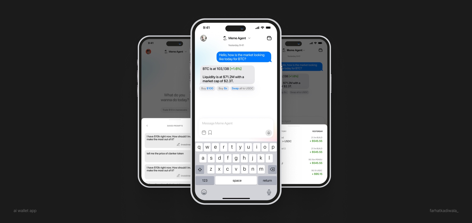 AI Wallet flow overview