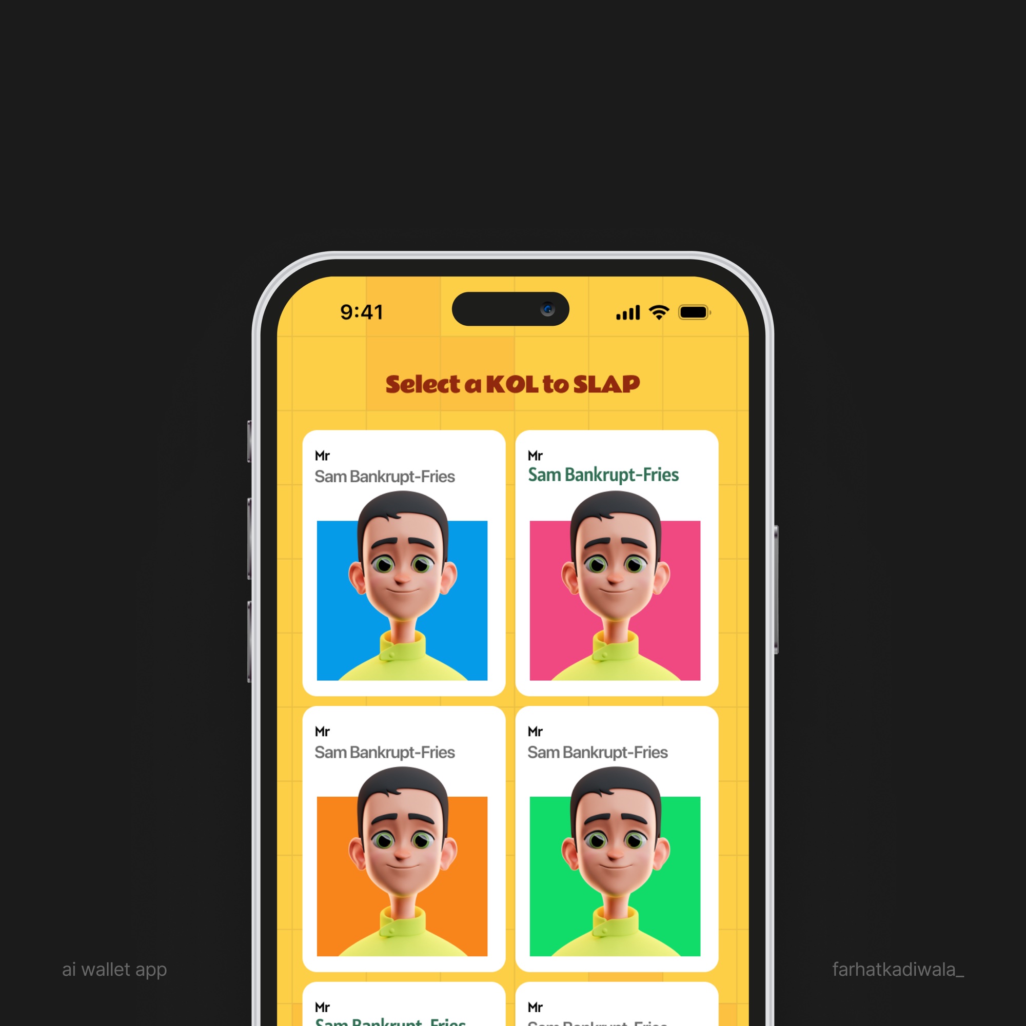Slappify screen