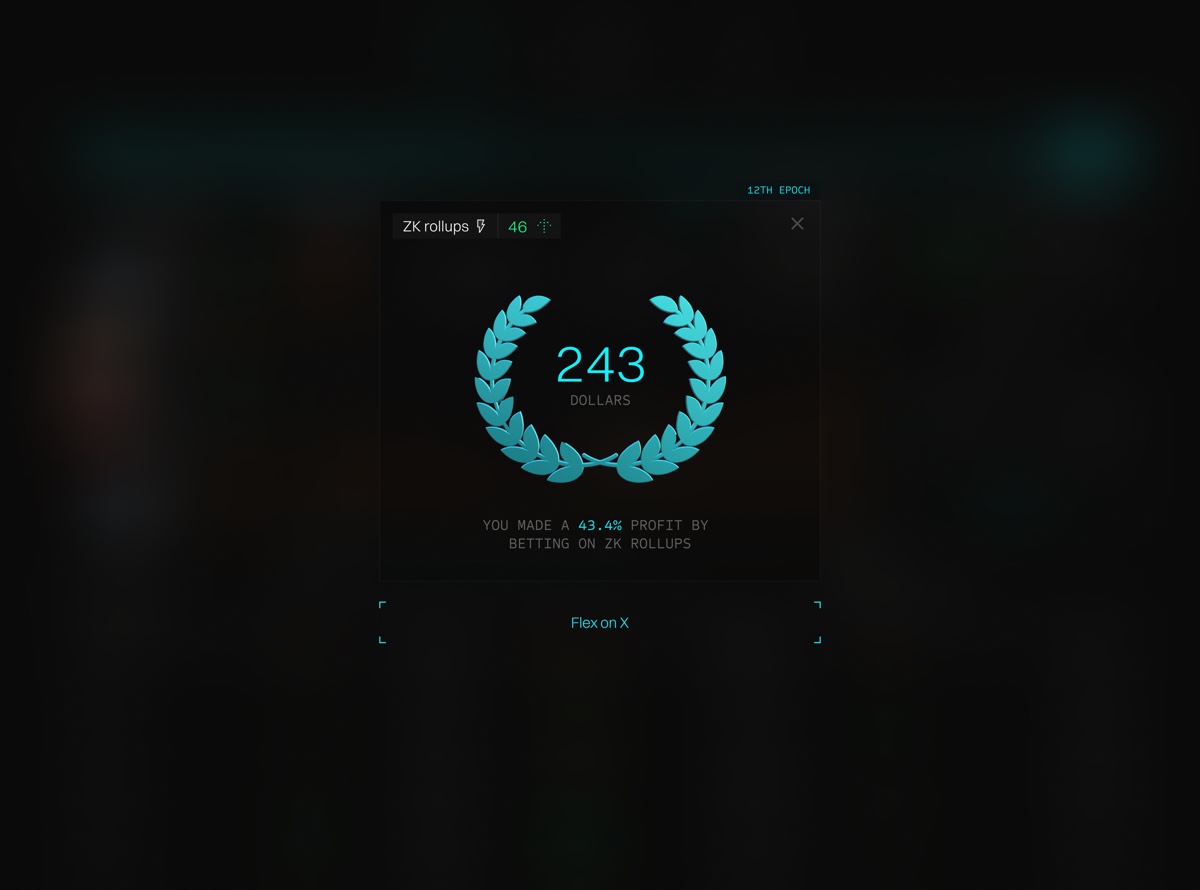 Inertia — won screen