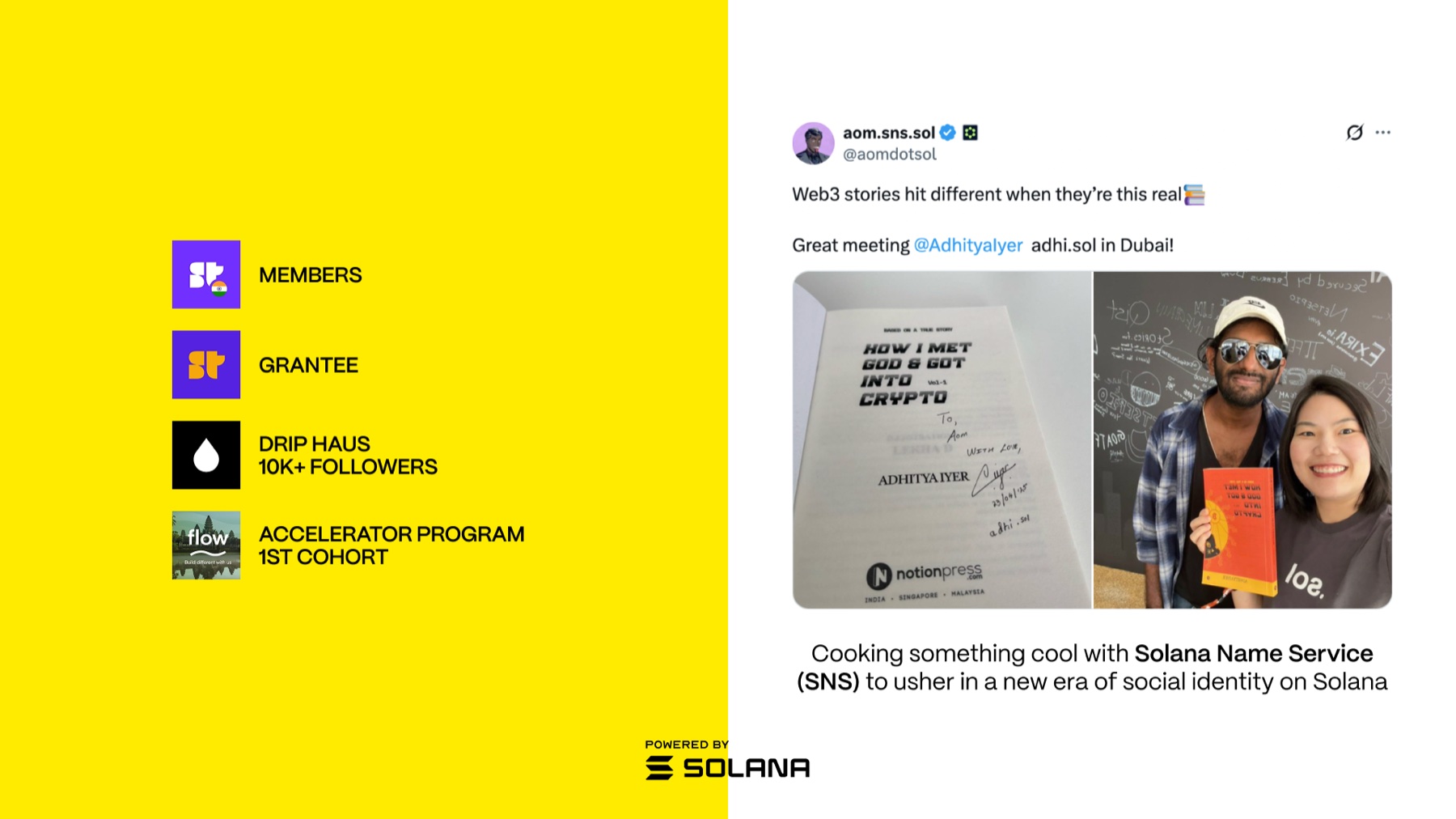 stories.fun, SNS accelerator cohort